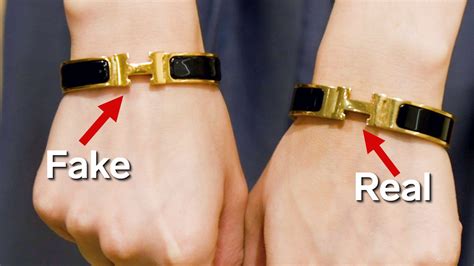 hermes real vs fake bracelet|faux hermes enamel bracelets.